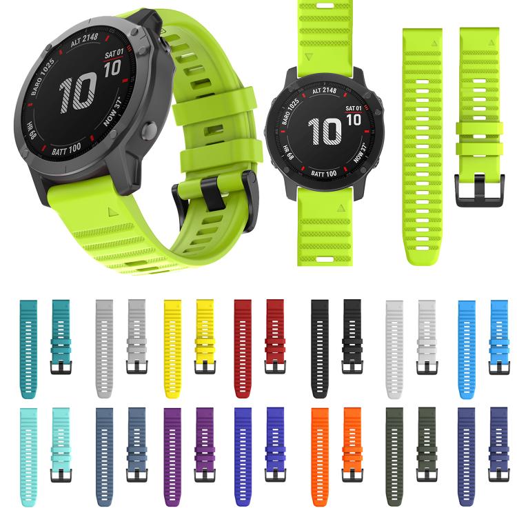 For Garmin QuickFit 26mm Kalebol Concave Texture Silicone Watch Band(Grey) - free shipping - PMc TechLife - Order now!