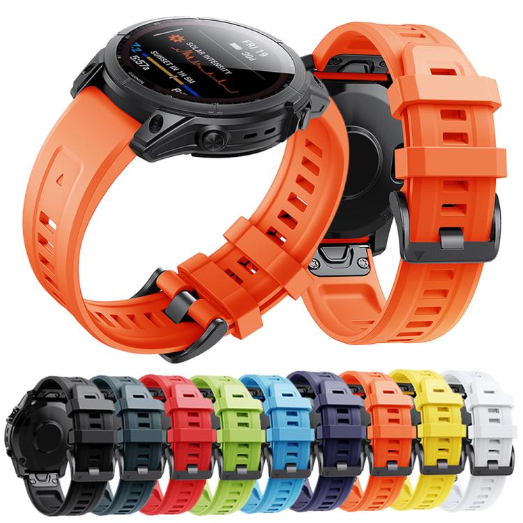 For Garmin QuickFit 20mm Kalebol Ladder Silicone Watch Band(Dark Blue) - Watch Bands by Kalebol | Online Shopping South Africa | PMc TechLife | Buy Now Pay Later Mobicred