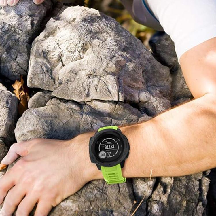 For Garmin QuickFit 20mm Kalebol Ladder Silicone Watch Band(Sky Blue) - free shipping - PMc TechLife - Order now!