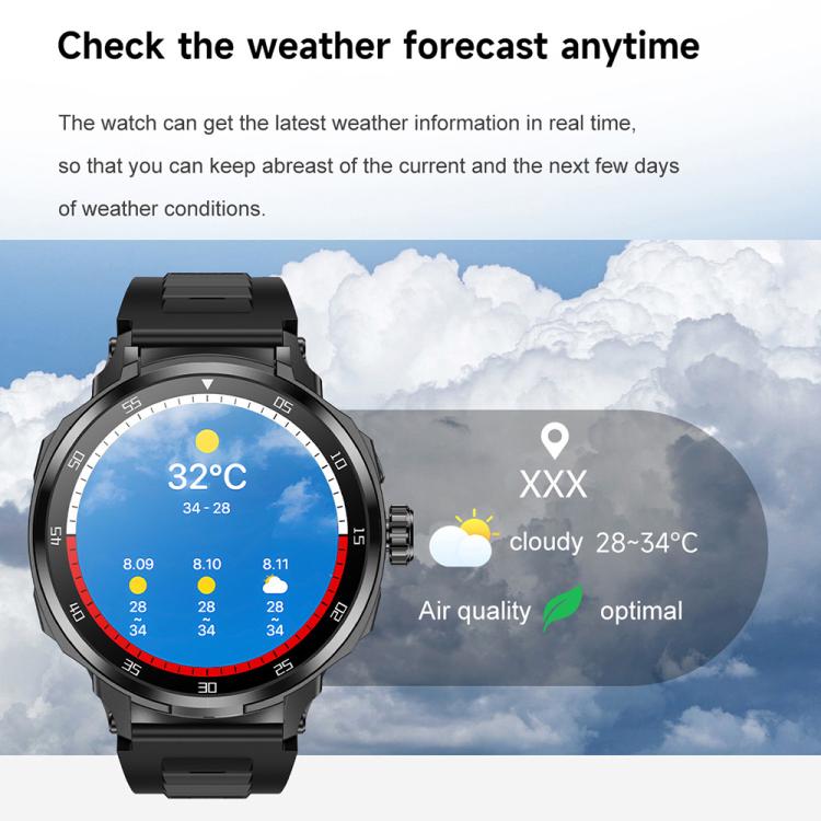 D11 1.46 inch 2 in 1 Bluetooth Earphone Smart Watch, Support Bluetooth Call / NFC / Heart Rate(Green) - free shipping - PMC TechLife - Order now!