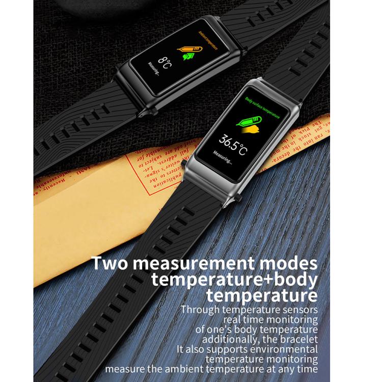 K80 1.57 inch Steel Band IP67 Earphone Detachable Smart Watch, Support Bluetooth Call(Black) - free shipping - PMC TechLife - Order now!