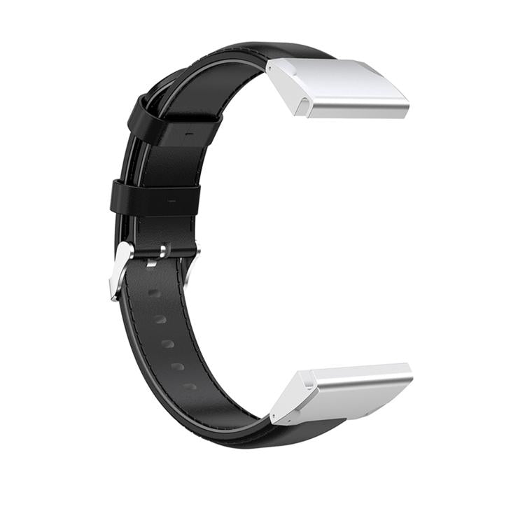 For Garmin QuickFit 26mm Kalebol Waxed Calfskin Leather Watch Band(Black) - free shipping - PMc TechLife - Order now!