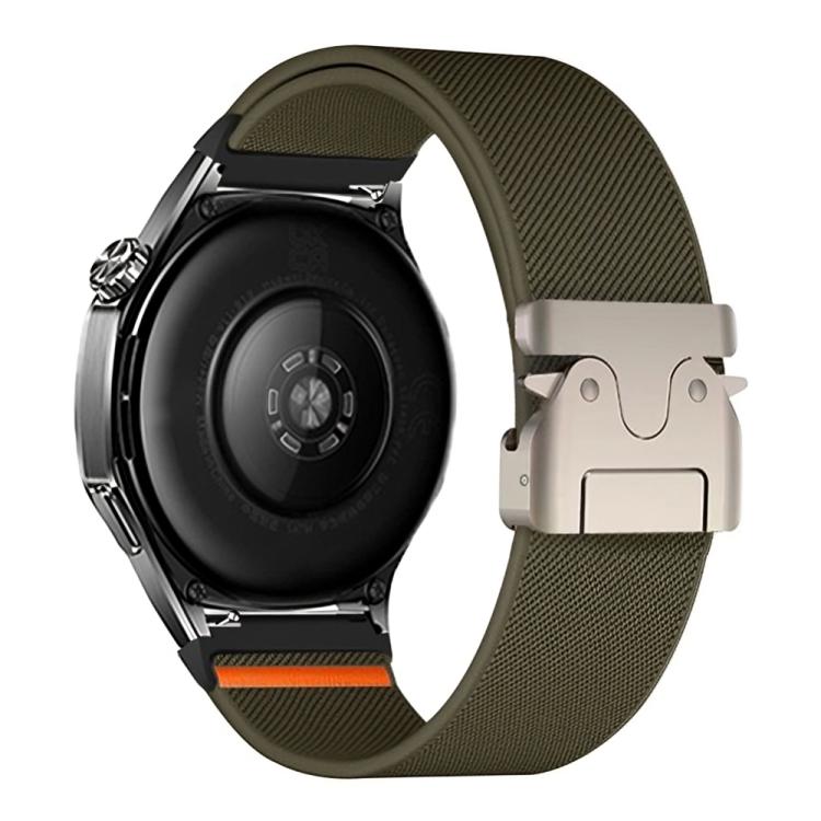 20mm Parachute Buckle Elastic Nylon Watch Band(Army Green) - free shipping - PMc TechLife - Order now!