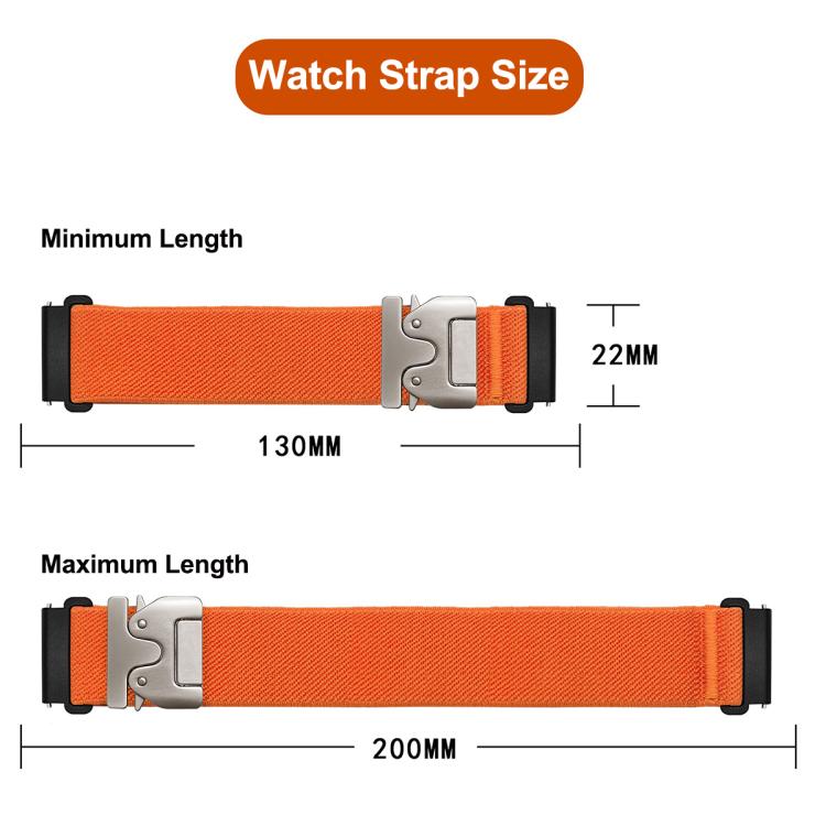 20mm Parachute Buckle Elastic Nylon Watch Band(Wine Red) - free shipping - PMc TechLife - Order now!