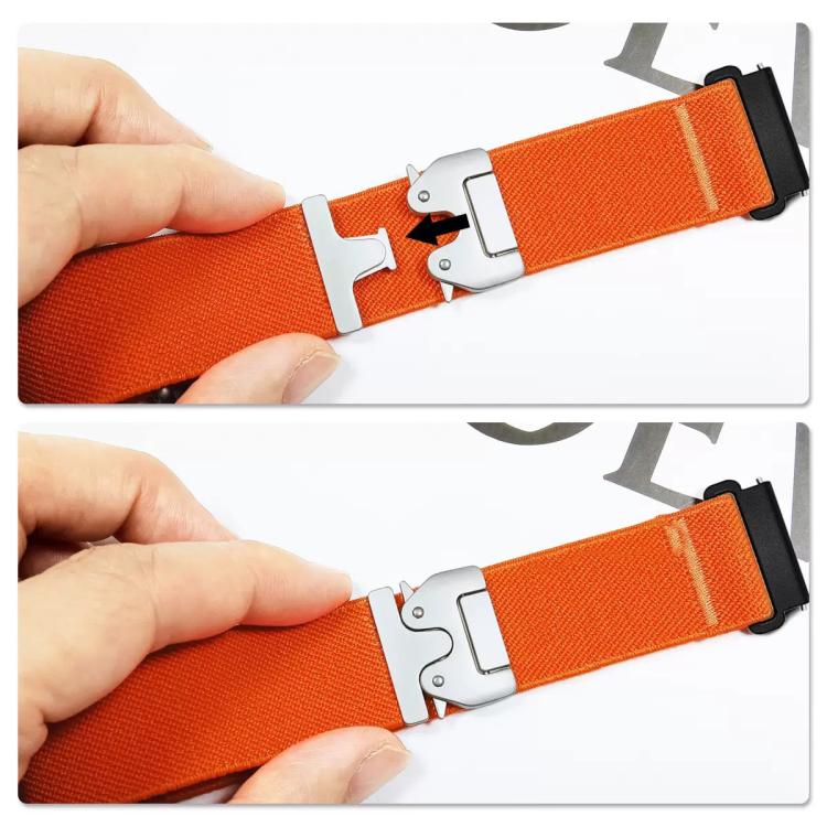 20mm Parachute Buckle Elastic Nylon Watch Band(Dark Grey) - free shipping - PMc TechLife - Order now!