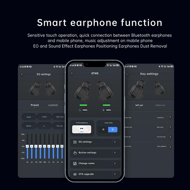 Q10 Dual-mode Bluetooth Headphones Smart Watch,1.52 inch, Support Bluetooth Call / Heart Rate(Black) - free shipping - PMC TechLife - Order now!