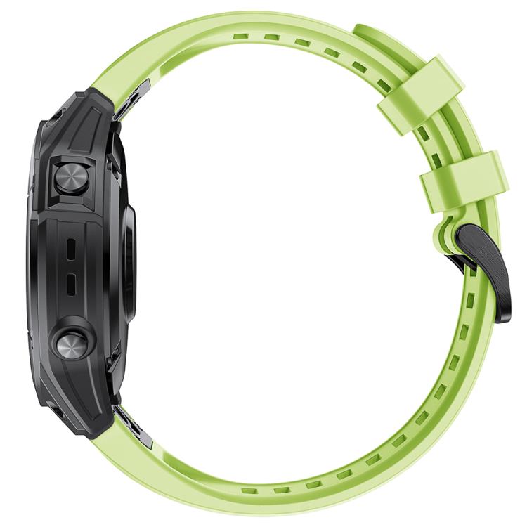 For Garmin QuickFit 22mm Kalebol Ladder Silicone Watch Band(Blue Green) - free shipping - PMc TechLife - Order now!