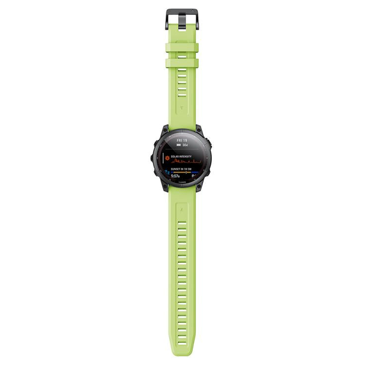 For Garmin QuickFit 22mm Kalebol Ladder Silicone Watch Band(Blue Green) - free shipping - PMc TechLife - Order now!