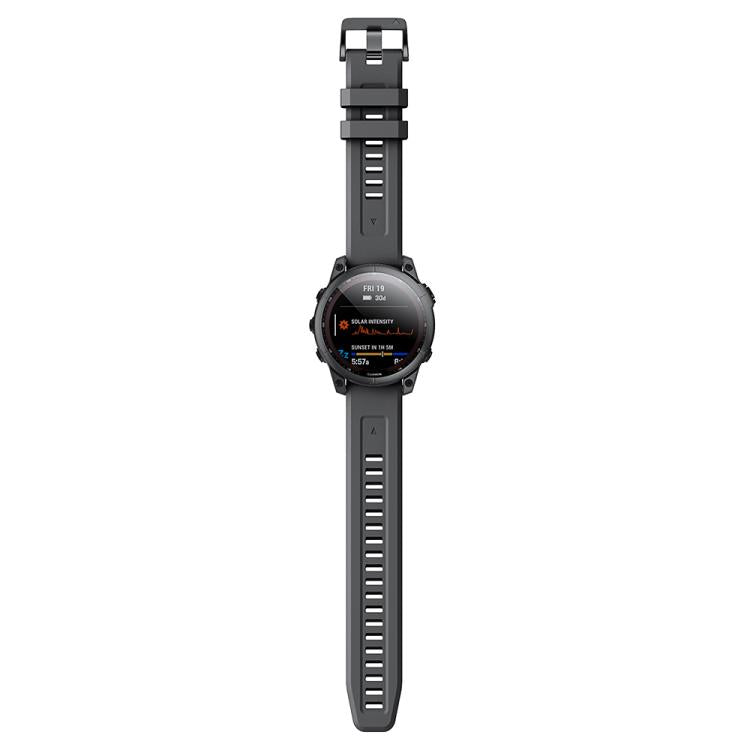 For Garmin QuickFit 26mm Kalebol Ladder Silicone Watch Band(Black) - free shipping - PMc TechLife - Order now!