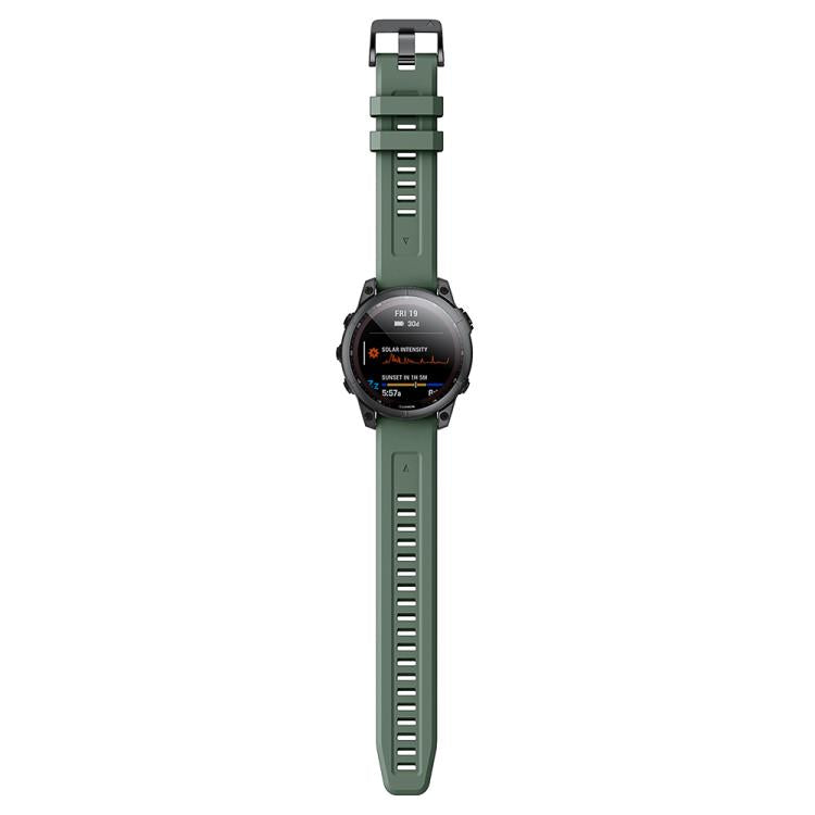 For Garmin QuickFit 26mm Kalebol Ladder Silicone Watch Band(Army Green) - free shipping - PMc TechLife - Order now!
