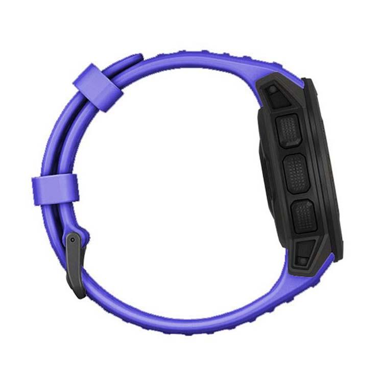 For Garmin Instinct 22mm Kalebol Steel Buckle Silicone Watch Band(Royal Blue) - Watch Bands by Kalebol | Online Shopping South Africa | PMc TechLife | Buy Now Pay Later Mobicred