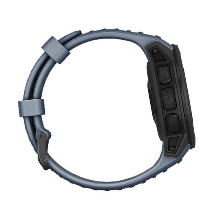 For Garmin Instinct 22mm Kalebol Steel Buckle Silicone Watch Band(Navy Blue) - free shipping - PMc TechLife - Order now!