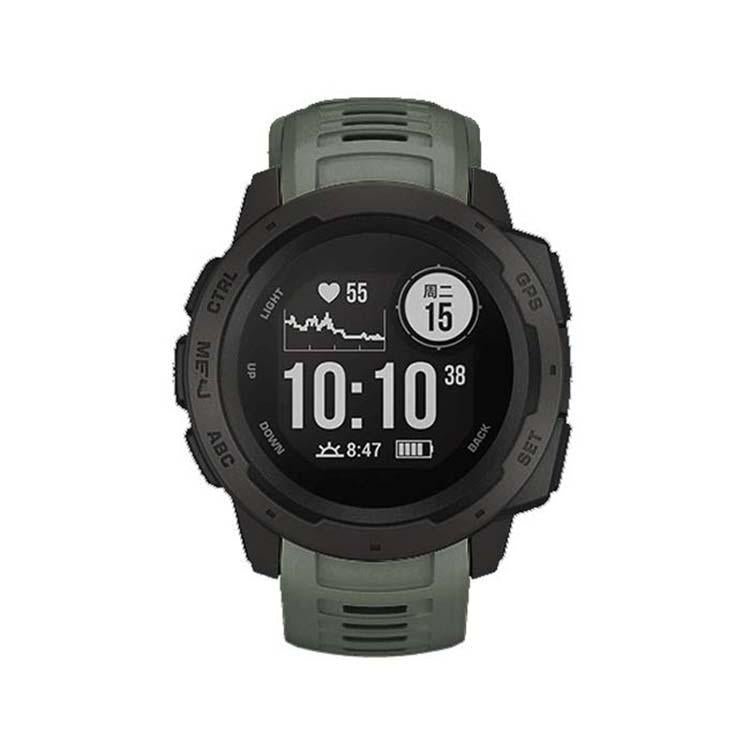 For Garmin Instinct 22mm Kalebol Steel Buckle Silicone Watch Band(Army Green) - free shipping - PMc TechLife - Order now!