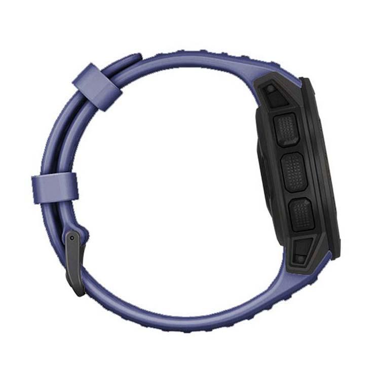 For Garmin Instinct 22mm Kalebol Steel Buckle Silicone Watch Band(Dark Blue) - free shipping - PMc TechLife - Order now!