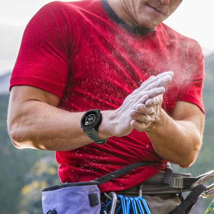 For Garmin Instinct 22mm Kalebol Steel Buckle Silicone Watch Band(Dark Blue) - free shipping - PMc TechLife - Order now!