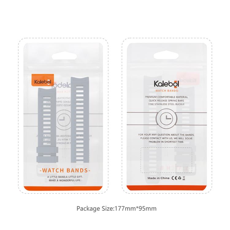 For Garmin Instinct 22mm Kalebol Steel Buckle Silicone Watch Band(Green) - free shipping - PMc TechLife - Order now!