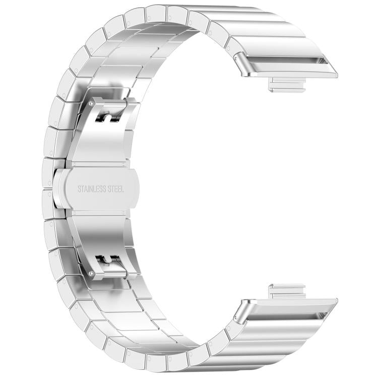 For Huawei Watch Fit3 Kalebol Solid Stainless Steel Strap(Silver) - free shipping - PMC TechLife - Order now!