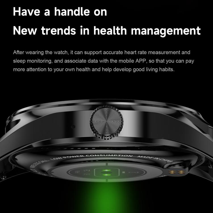 D9 1.46 inch 2 in 1 Bluetooth Earphone Smart Watch, Support Bluetooth Call / NFC / Heart Rate(Silver) - free shipping - PMC TechLife - Order now!
