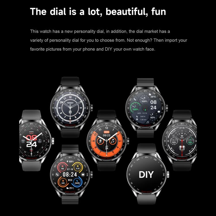 D9 1.46 inch 2 in 1 Bluetooth Earphone Smart Watch, Support Bluetooth Call / NFC / Heart Rate(Black) - free shipping - PMC TechLife - Order now!