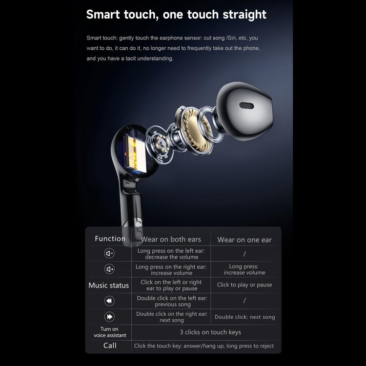 D9 1.46 inch 2 in 1 Bluetooth Earphone Smart Watch, Support Bluetooth Call / NFC / Heart Rate(Black) - free shipping - PMC TechLife - Order now!