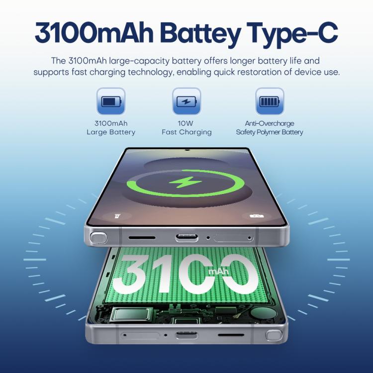 F10 / S25 Ultra, 2GB+16GB, 6.75 inch Android 8.1 MTK6753 Octa Core, Network: 3G, Dual SIM, Plug:EU Plug(Titanium Grey) - free shipping - PMc TechLife - Order now!