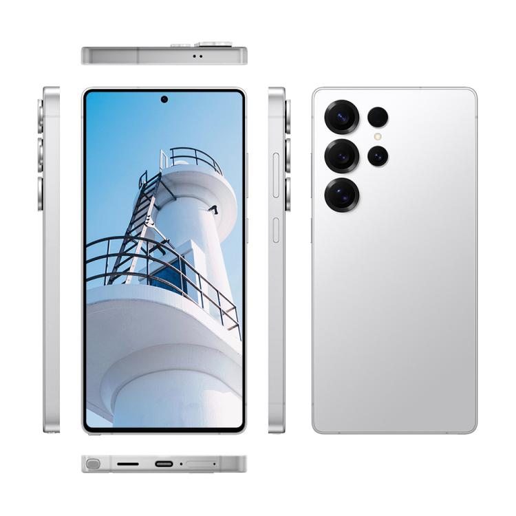 F102 / S25 Ultra, 4GB+64GB, 6.75 inch Android 11 MTK6762 Octa Core, Network: 4G, Dual SIM, Support Wireless Charging, Plug:US Plug(Titanium Sliver) - free shipping - PMc TechLife - Order now!