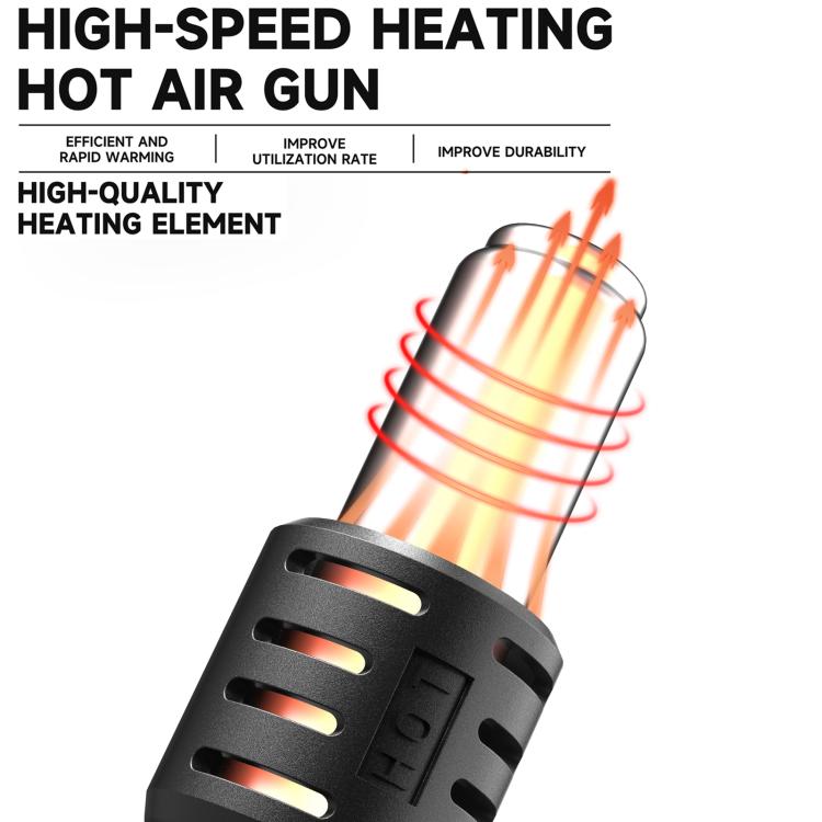 Luowei HG-01 800W Intelligent Digital Hot Air Gun BGA Desoldering Rework Station, Plug:US Plug - free shipping - PMc TechLife - Order now!