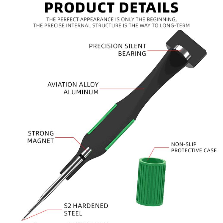 LUOWEI LITTLE BOY Smooth Bearings Alloy Magnetic Screwdriver Set - free shipping - PMC TechLife - Order now!