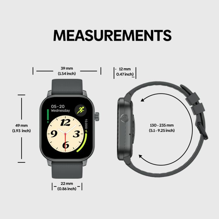 Zeblaze GTS 3 GPS 2.01 inch Screen Health & Fitness Smart Watch 3 ATM Waterproof(Space Gray) - free shipping - PMc TechLife - Order now!