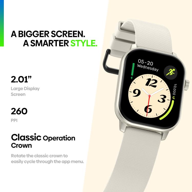 Zeblaze GTS 3 GPS 2.01 inch Screen Health & Fitness Smart Watch 3 ATM Waterproof(Space Gray) - free shipping - PMc TechLife - Order now!