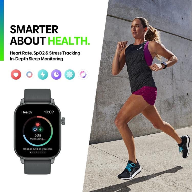 Zeblaze GTS 3 GPS 2.01 inch Screen Health & Fitness Smart Watch 3 ATM Waterproof(Space Gray) - free shipping - PMc TechLife - Order now!