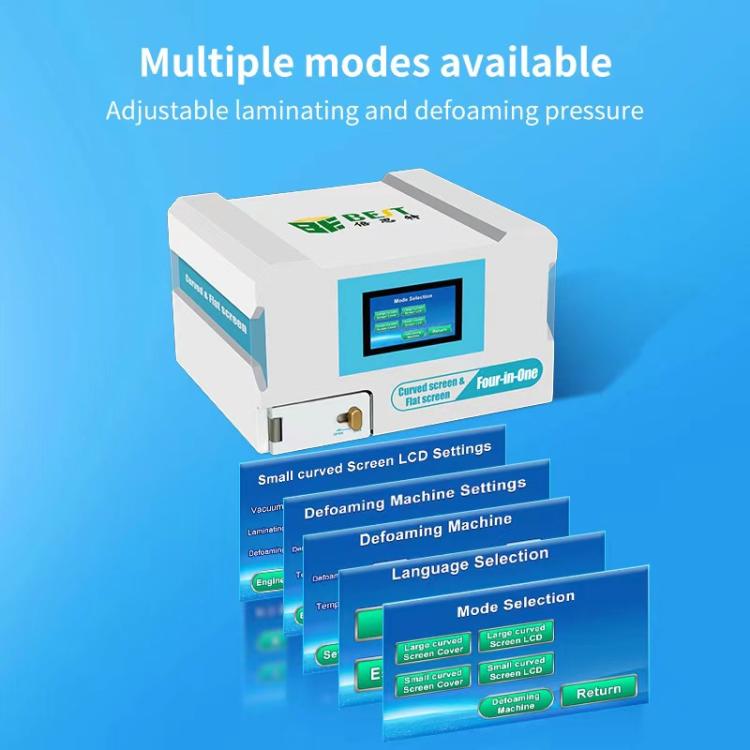 BEST B-528 4 in 1 7 inch Intelligent Laminating and Defoaming Machine Built-in Vacuum Pump, Plug:AU Plug - free shipping - PMC TechLife - Order now!