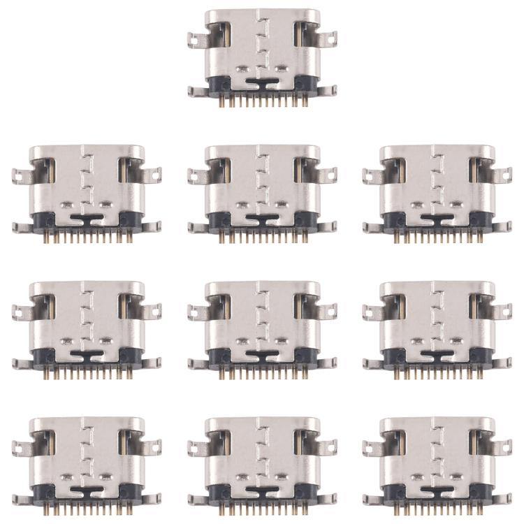 10pcs Original 12 Pin Charging Port Connector, Model:Upper Corner - Single Tail Connector by PMc TechLife | Online Shopping South Africa | PMc TechLife | Buy Now Pay Later Mobicred