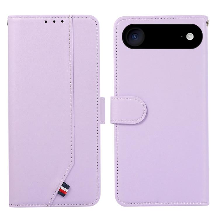 For iPhone 17 Air ABEEL Delicate Texture Splicing RFID Leather Phone Case(Purple) - free shipping - PMc TechLife - Order now!