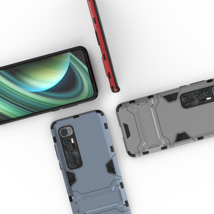 For Xiaomi Mi 10 Ultra PC + TPU Shockproof Protective Case with Invisible Holder(Red) - Xiaomi Cases by PMC TechLife | Online Shopping South Africa | PMC TechLife