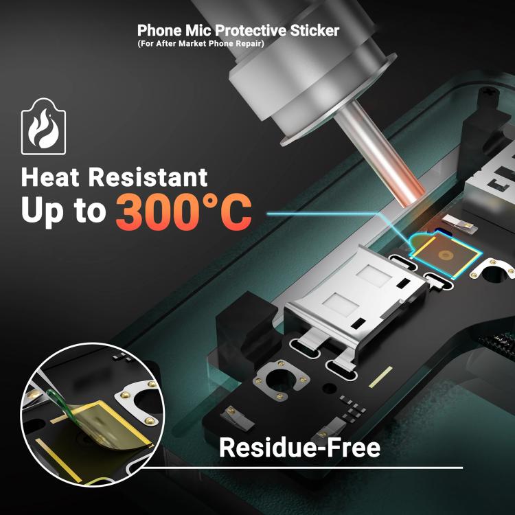 2UUL DA32 500 in 1 Phone Mic Protective Sticker - free shipping - PMC TechLife - Order now!