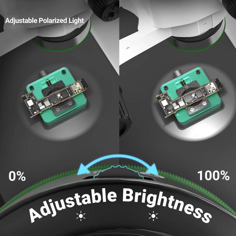 2UUL MS97 Dust-Proof / Oil Proof / Anti-Smoke Microscope Adjustable Polarized Light - free shipping - PMC TechLife - Order now!