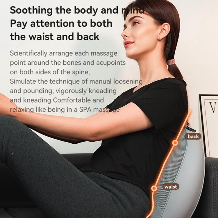 Yesido MG15 Infrared Heat Back Massager(Grey) - free shipping - PMC TechLife - Order now!