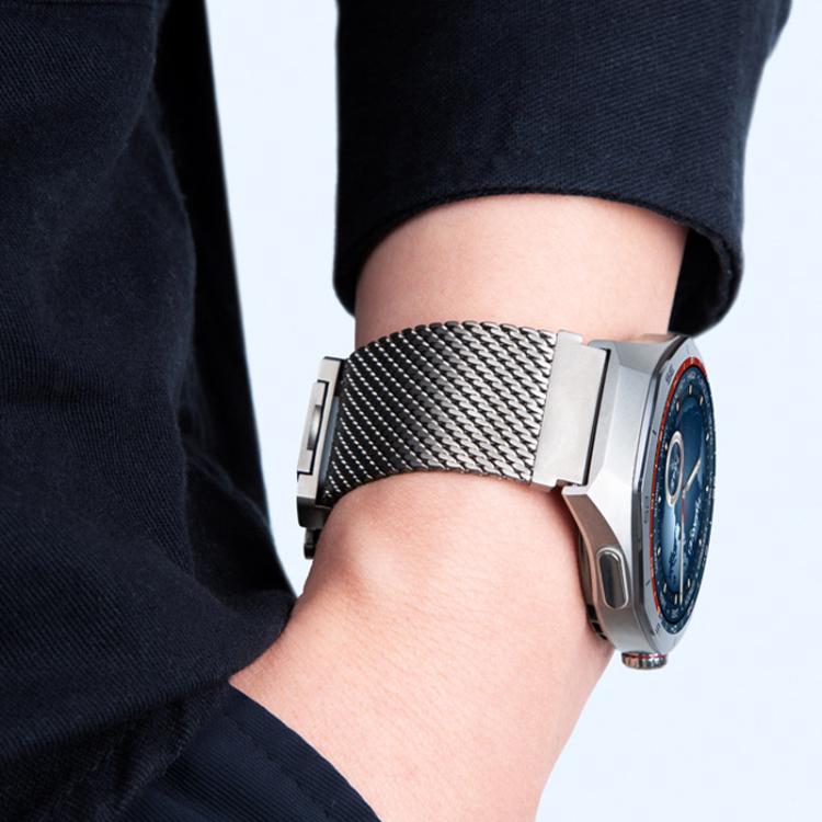 22mm Parachute Buckle Milanese Metal Steel Mesh Watch Band(Silver) - free shipping - PMC TechLife - Order now!