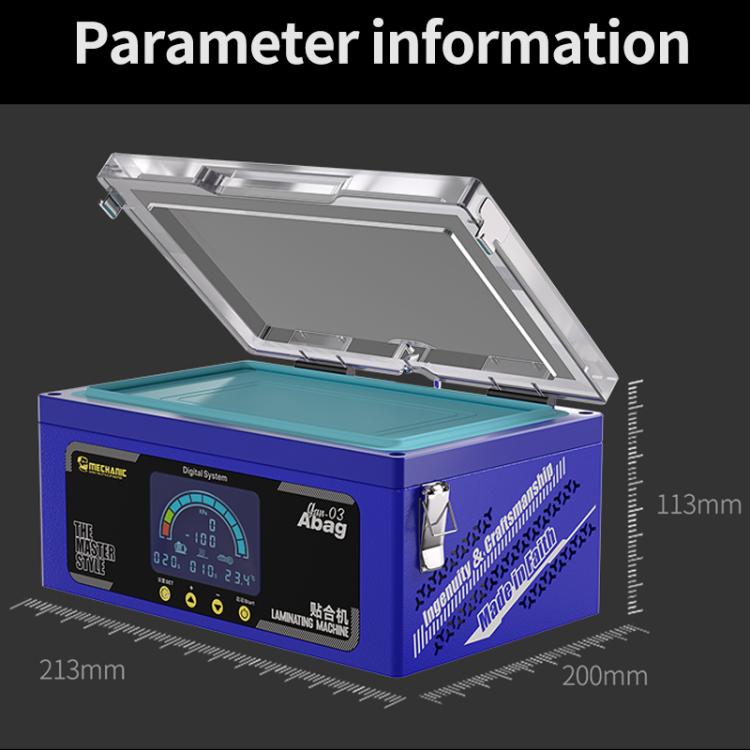 Mechanic Gan-03 Abag 8-inch Airbag Laminating Machine, Plug:EU Plug - free shipping - PMC TechLife - Order now!