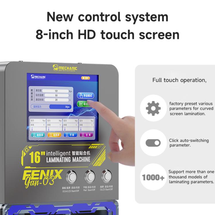 Mechanic GAN-03 Fenix 16-inch Intelligent Laminating Machine, Plug:US Plug - free shipping - PMC TechLife - Order now!