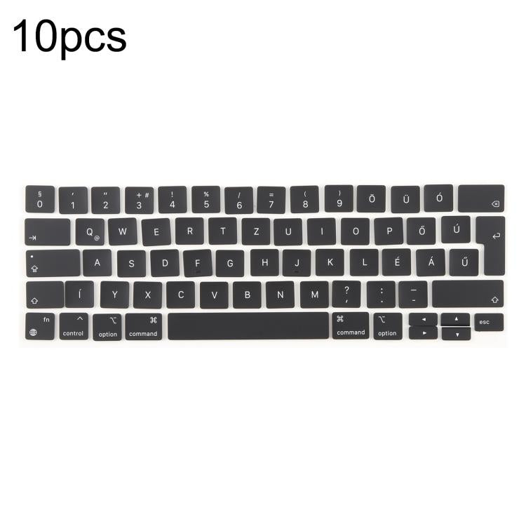 For MacBook A2251 A2289 A2238 A2338 10pcs UK Big Enter Version Keycaps, Language:Hungary - Keyboard by PMc TechLife | Online Shopping South Africa | PMc TechLife | Buy Now Pay Later Mobicred