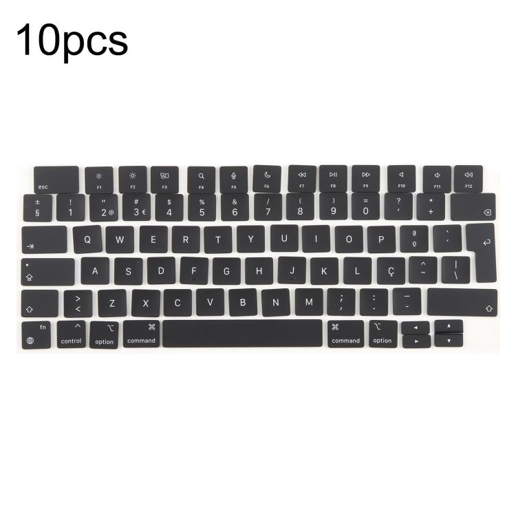For MacBook A2681 A2941 A3113  A3114 10pcs UK Big Enter Version Keycaps, Language:Portugal - free shipping - PMc TechLife - Order now!