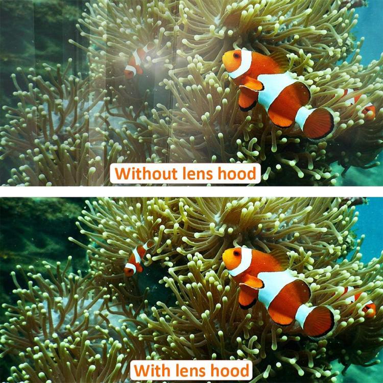 Universal Silicone Lens Hood, Size:30-50mm(Black) - free shipping - PMC TechLife - Order now!