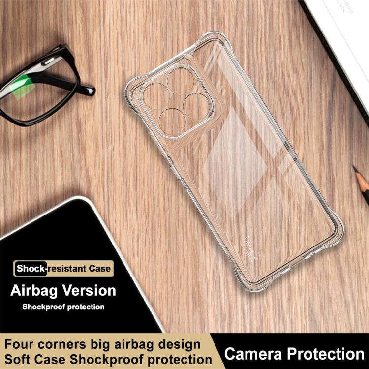 For Motorola Edge 60 Pro imak Shockproof Airbag TPU Phone Case(Transparent) - free shipping - PMC TechLife - Order now!