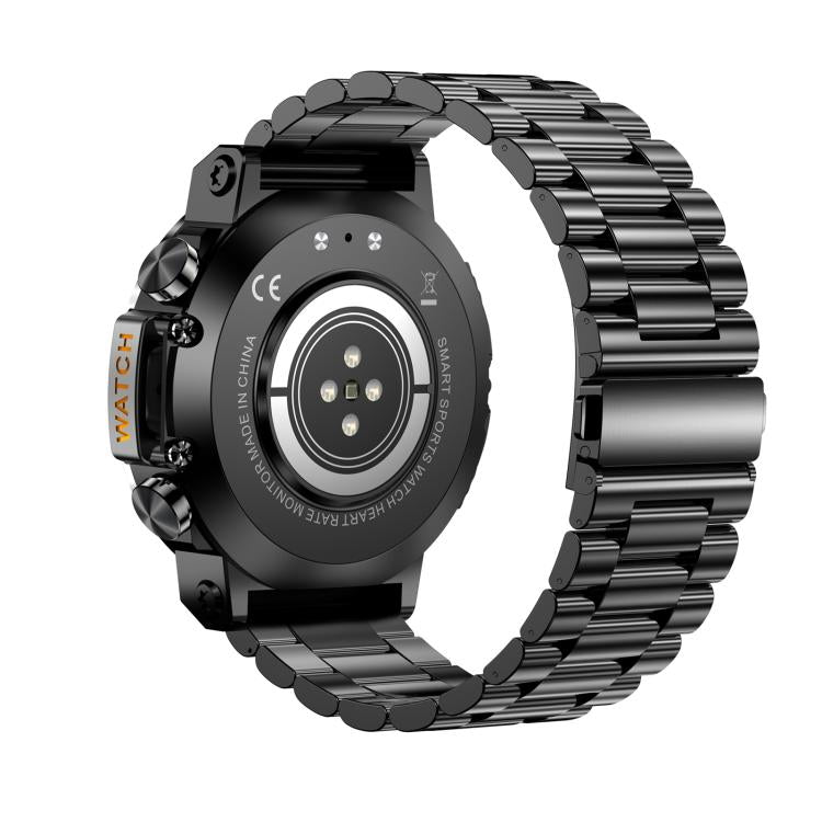AK61 BT Call Smart Watch, Support Blood Pressure / Heart Rate / Sports Health Monitoring Fitness Tracker(Black Steel) - free shipping - PMC TechLife - Order now!