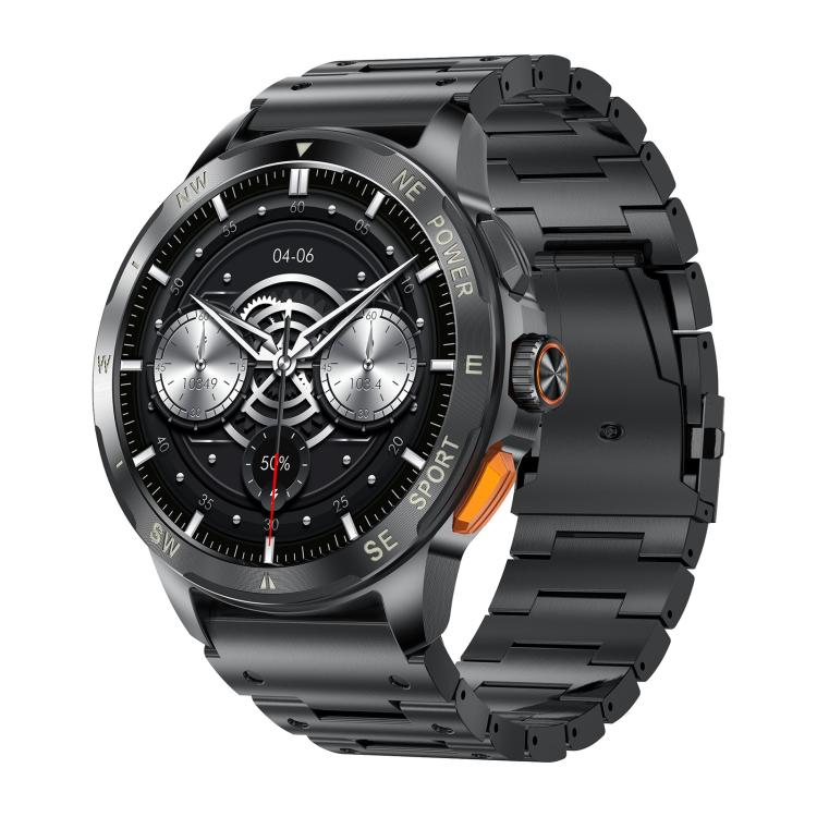AK77 BT Call Smart Watch, Support Blood Oxygen / Blood Pressure / Heart Rate / Sports Health Monitoring Fitness Tracker(Black Steel) - free shipping - PMC TechLife - Order now!