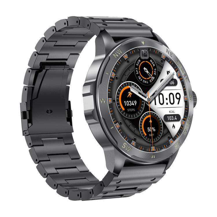 AK77 BT Call Smart Watch, Support Blood Oxygen / Blood Pressure / Heart Rate / Sports Health Monitoring Fitness Tracker(Black Steel) - free shipping - PMC TechLife - Order now!