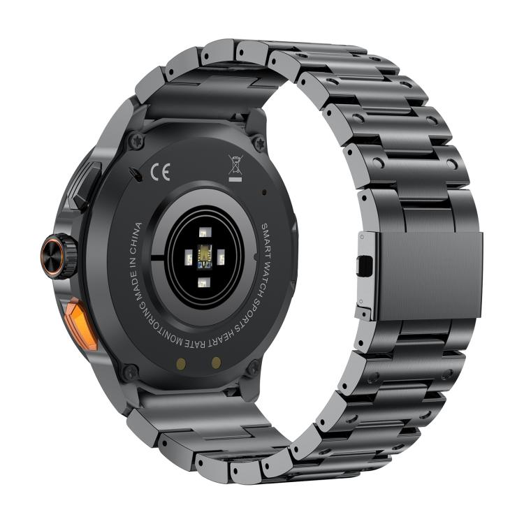 AK77 BT Call Smart Watch, Support Blood Oxygen / Blood Pressure / Heart Rate / Sports Health Monitoring Fitness Tracker(Black Steel) - free shipping - PMC TechLife - Order now!
