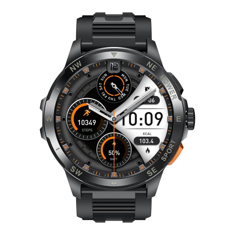 AK77 BT Call Smart Watch, Support Blood Oxygen / Blood Pressure / Heart Rate / Sports Health Monitoring Fitness Tracker(Black Silicone) - free shipping - PMC TechLife - Order now!